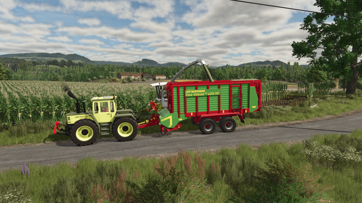 DLC MB Trac testen auf der abgeänderten Pfaffenwinkel