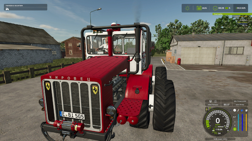 K700 mit FS25_LED_eyes_prefab