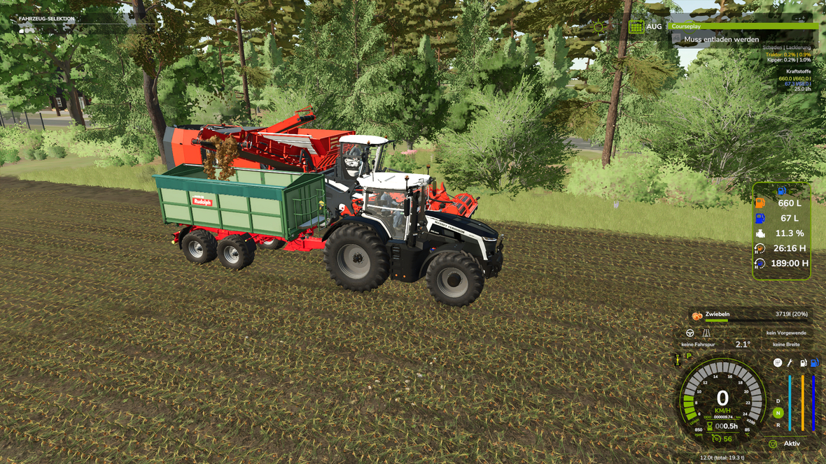 Zwiebel ernten auf der NF_Marsch mit FS25_DewulfKwatro