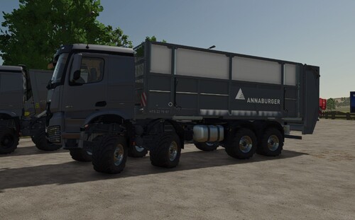 Arocs Miststreuer und Häckselwagen ^^