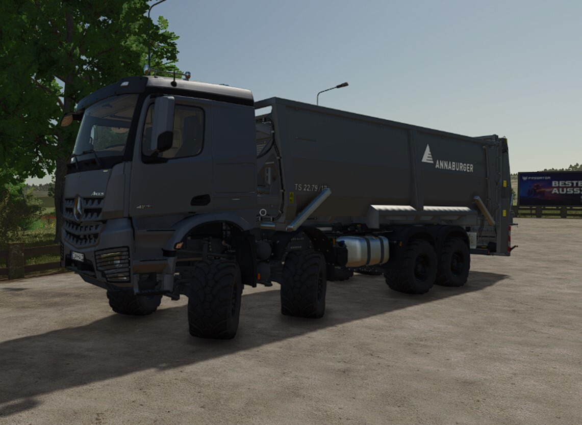 Arocs Miststreuer und Häckselwagen ^^