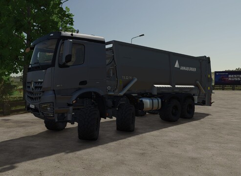 Arocs Miststreuer und Häckselwagen ^^