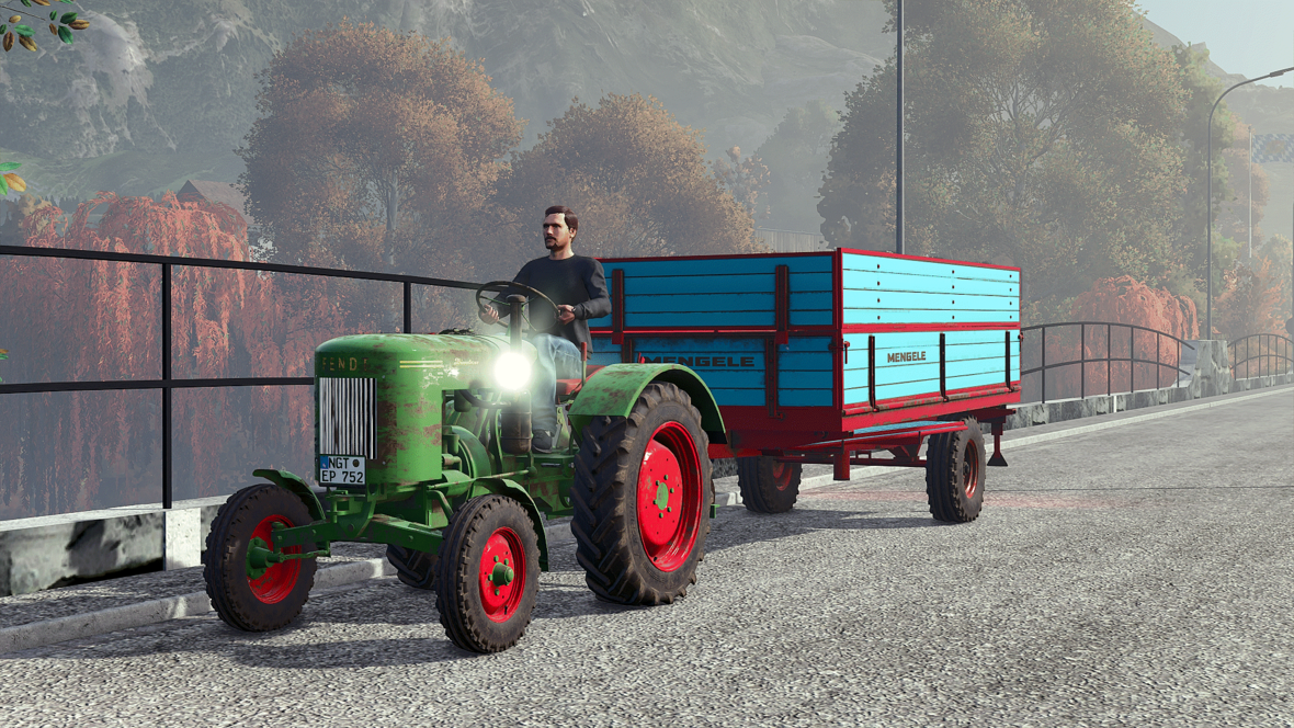 Mit dem Fendt F20 durch Geistal