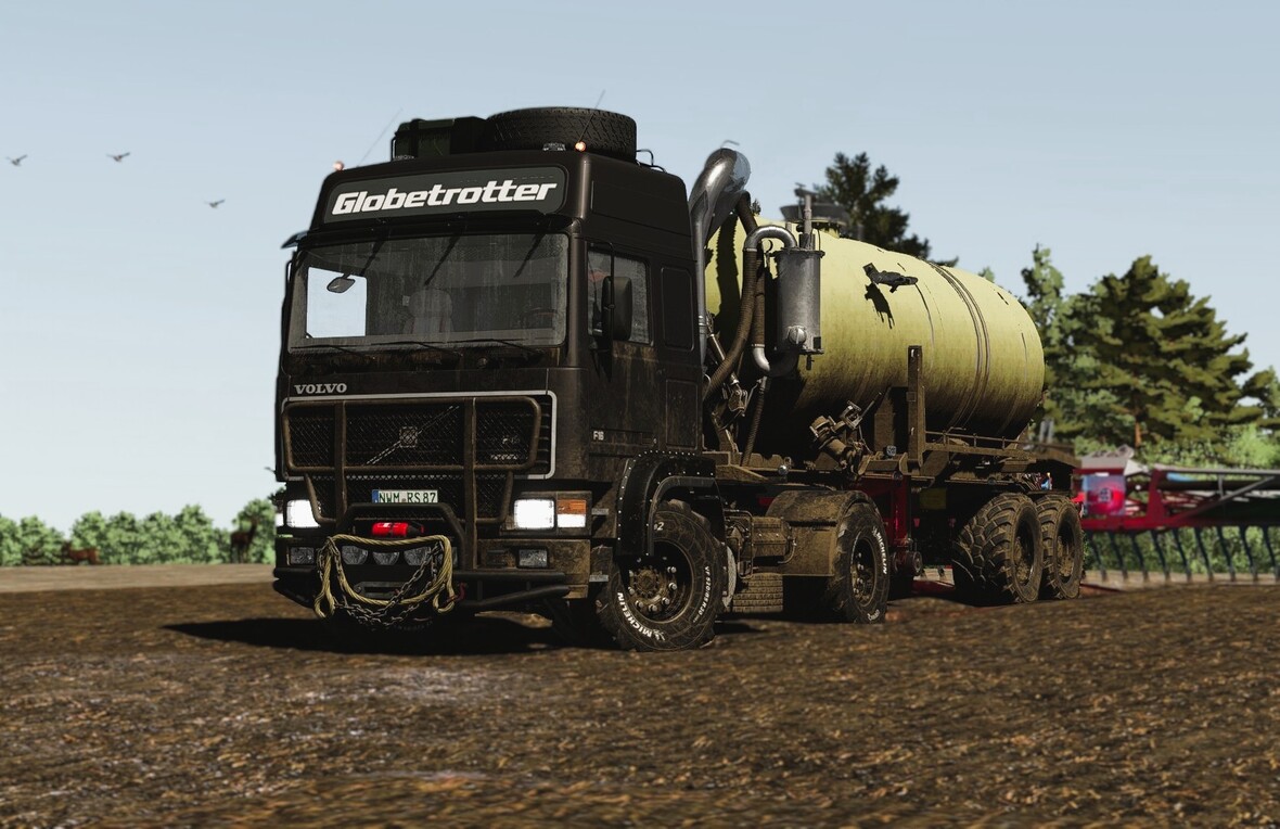 Flüssigkalk auf der PGR