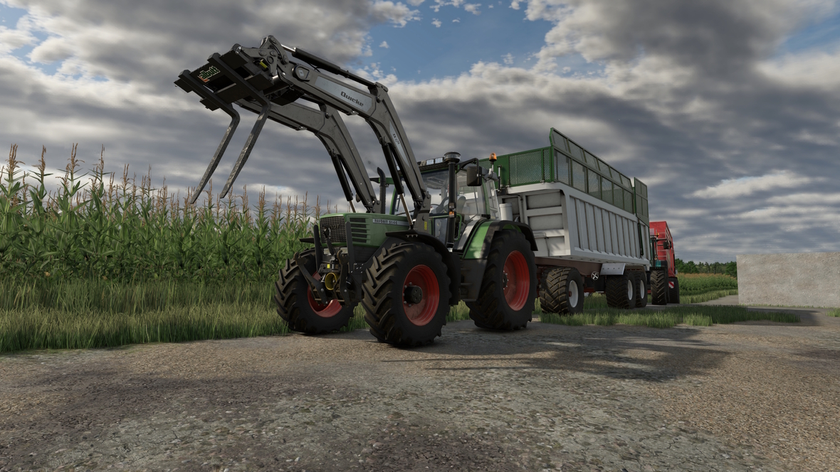 Auf gehts, bereit für 100 ha Mais.