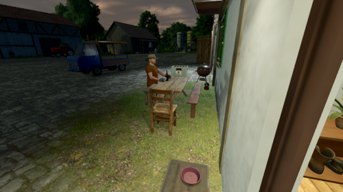 geschafft . nun das Bier genießen