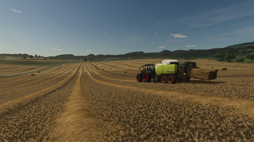 Fendt Vario 832 mit Claas Quadrant 5300C