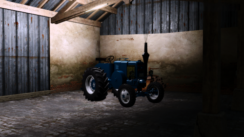 Gute Nacht kleiner Traktor