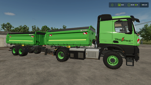 Heizotruck mit Meiller Kipper