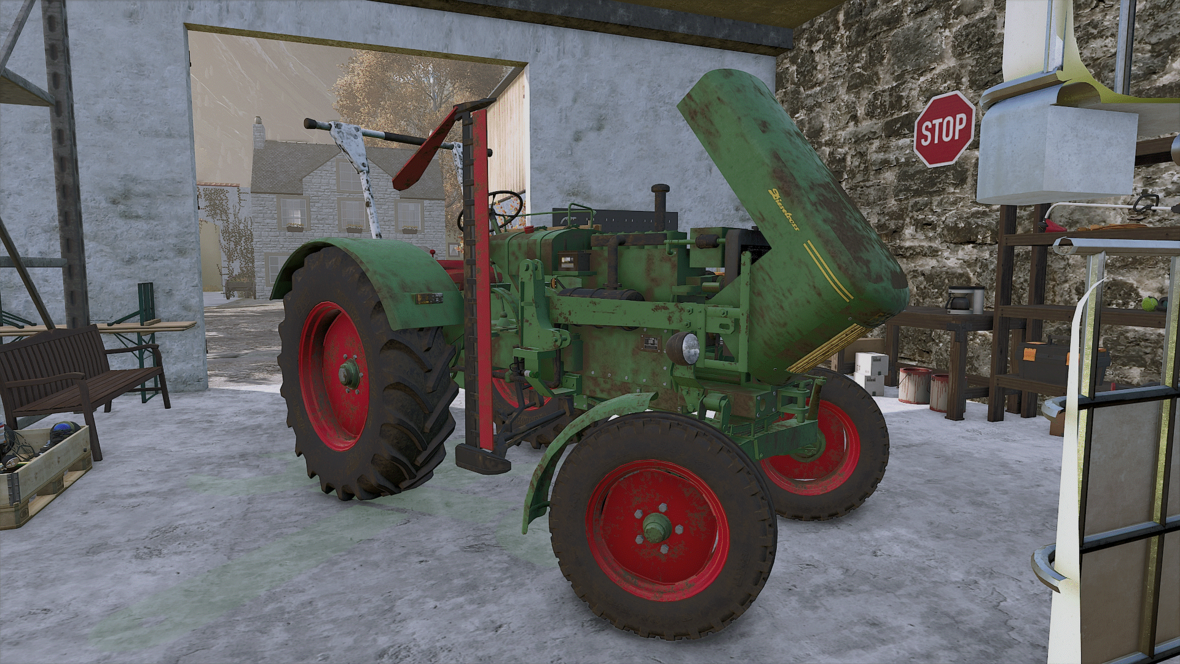 Opas ersten Schlepper wieder her richten