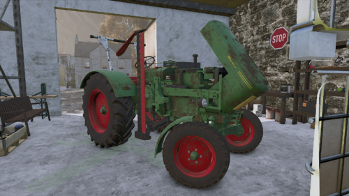 Opas ersten Schlepper wieder her richten