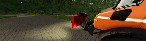 Freischneiden der  Hauptallee