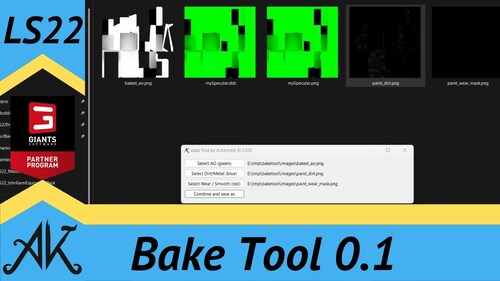 Modvorstellung Bake Tool 0.1 - Farbkanäle füllen mit wenigen klicks