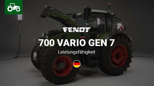 Fendt 700 Vario Gen7 | Produktvideo | Leistungsfähigkeit | Fendt