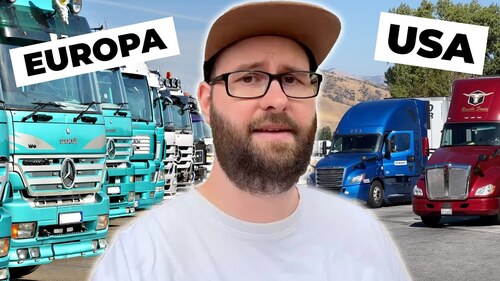 US - Trucks vs. EU - LKW ( Langhauber vs. Fronthauber )