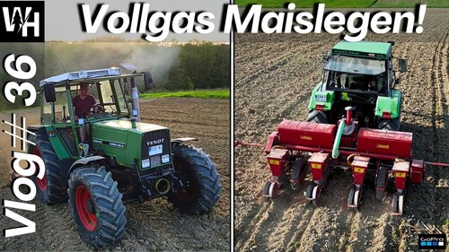 Vlog#36 Vollgas 🌽 Maisbaun  mit Becker Aeromat und #fendt  #deutz #traktor