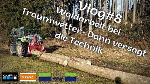 Vlog #8 Waldarbeit bei Traumwetter - dann versagt die Technik