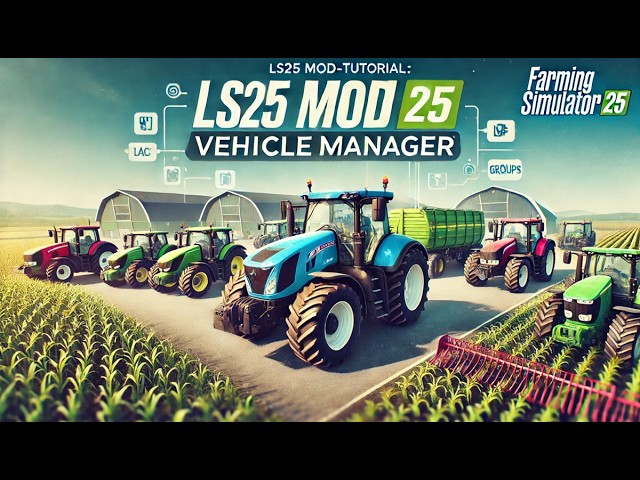 LS25 Mod-Tutorial: So nutzt du den VehicleManager von Happylooser! 🚜📋