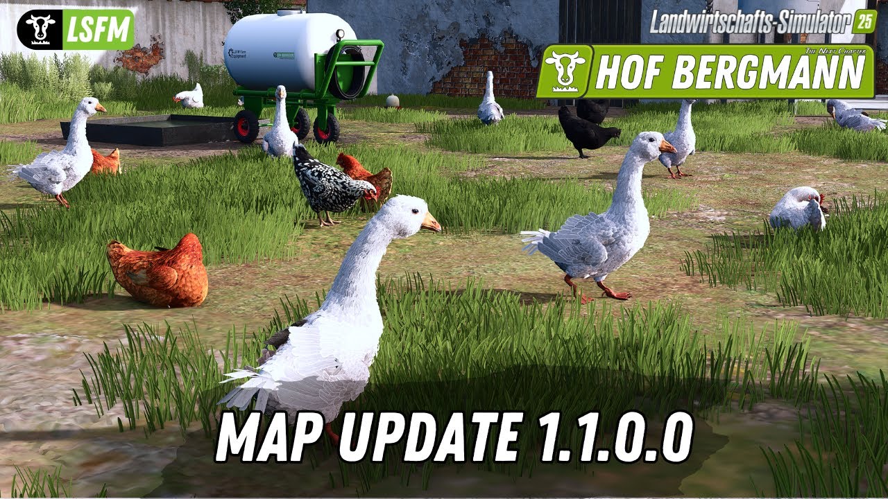 LS25 | Hof Bergmann | Map Update Version 1.1.0.0 | Neuerungen und Infos zum Update