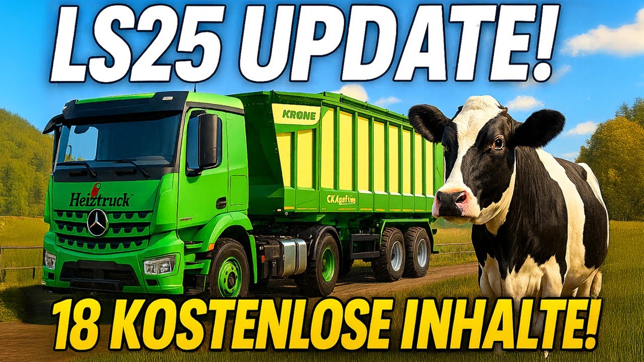 LS25 Content Update 3 & Patch 1.11 – 18 neue Inhalte KOSTENLOS!