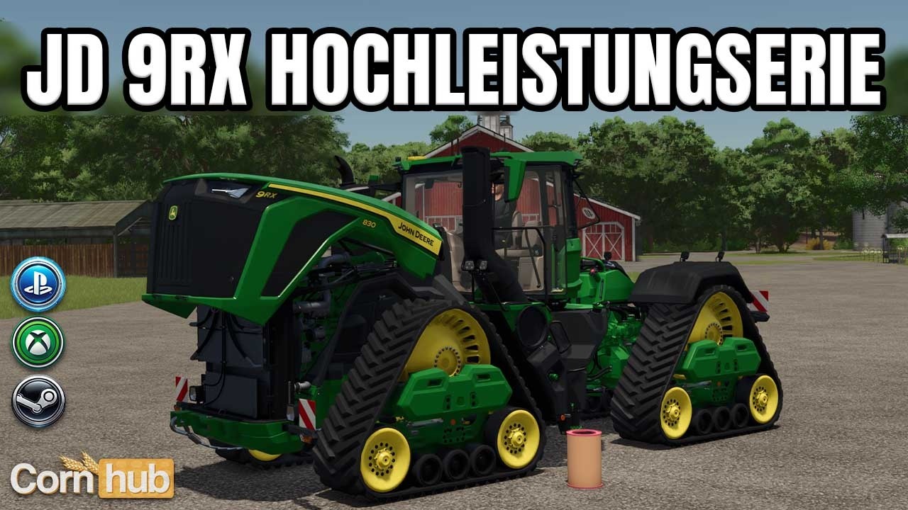 LS25 John Deere 9RX Hochleistungsserie – Bis zu 913 PS Kettentraktor