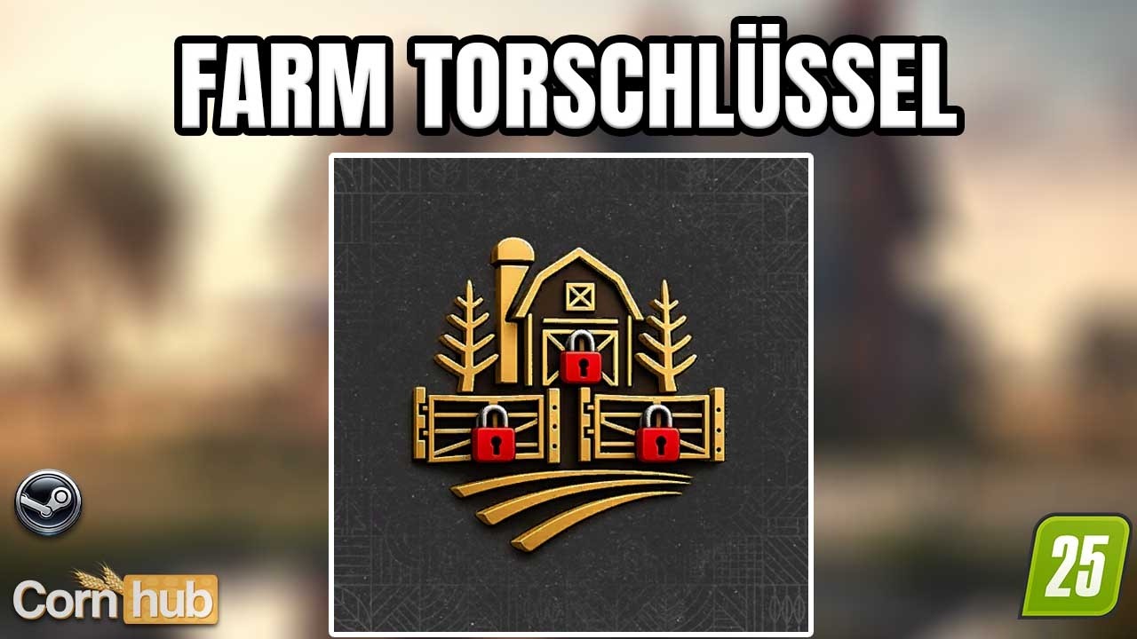 LS25 Farm Torschlüssel – Tore & Türen abschließen