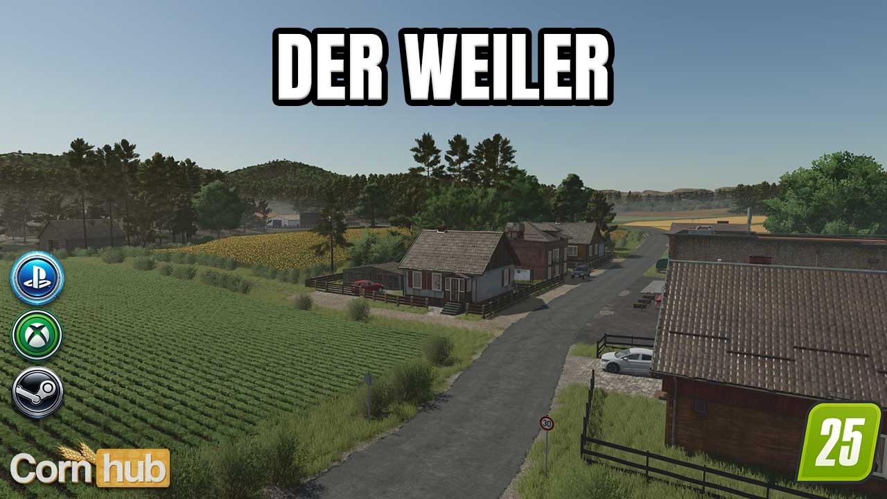 LS25 Der Weiler – Kleine Schweizer Map für Hofbau und Tierhaltung