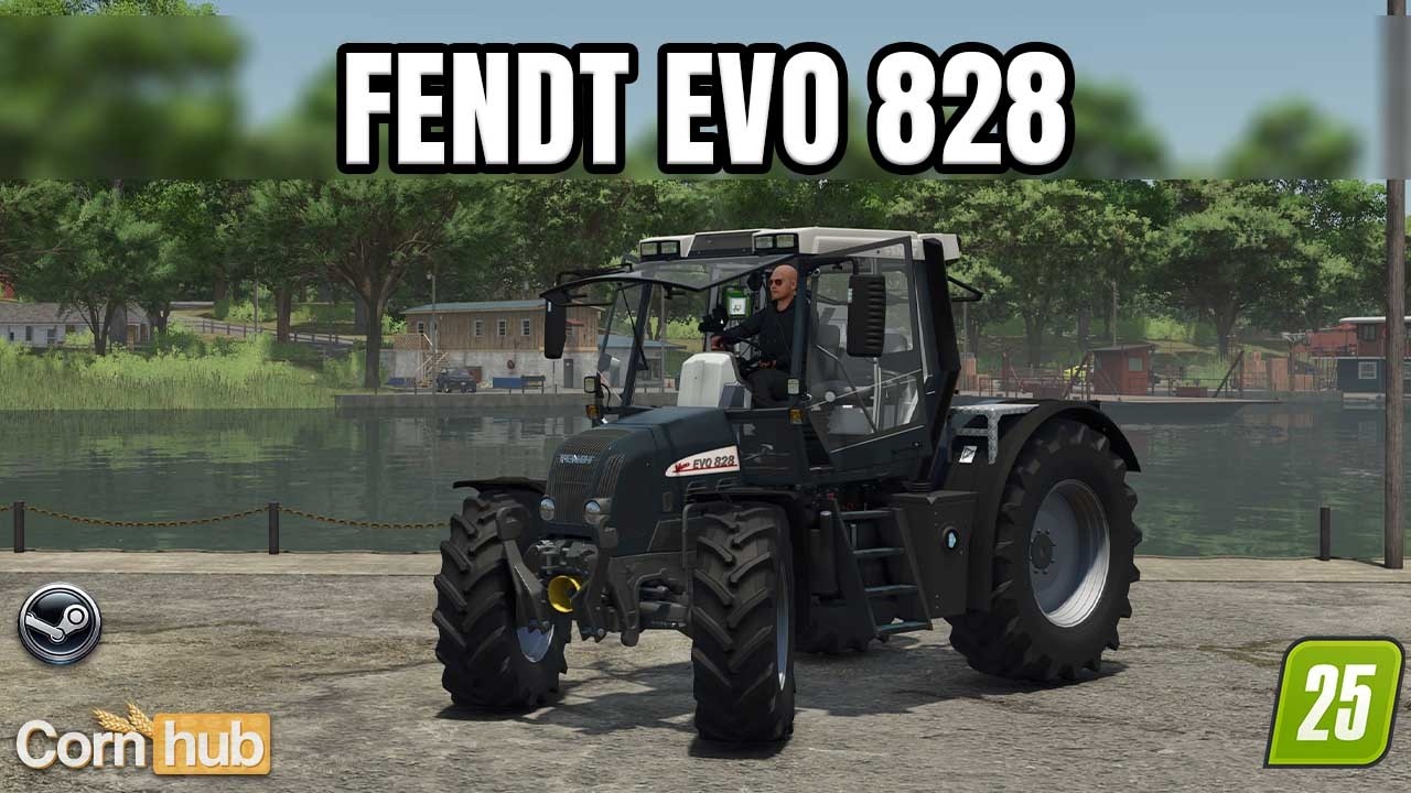 LS25 Fendt EVO 828 – Konzept-Traktor mit markantem Look und Frontlader