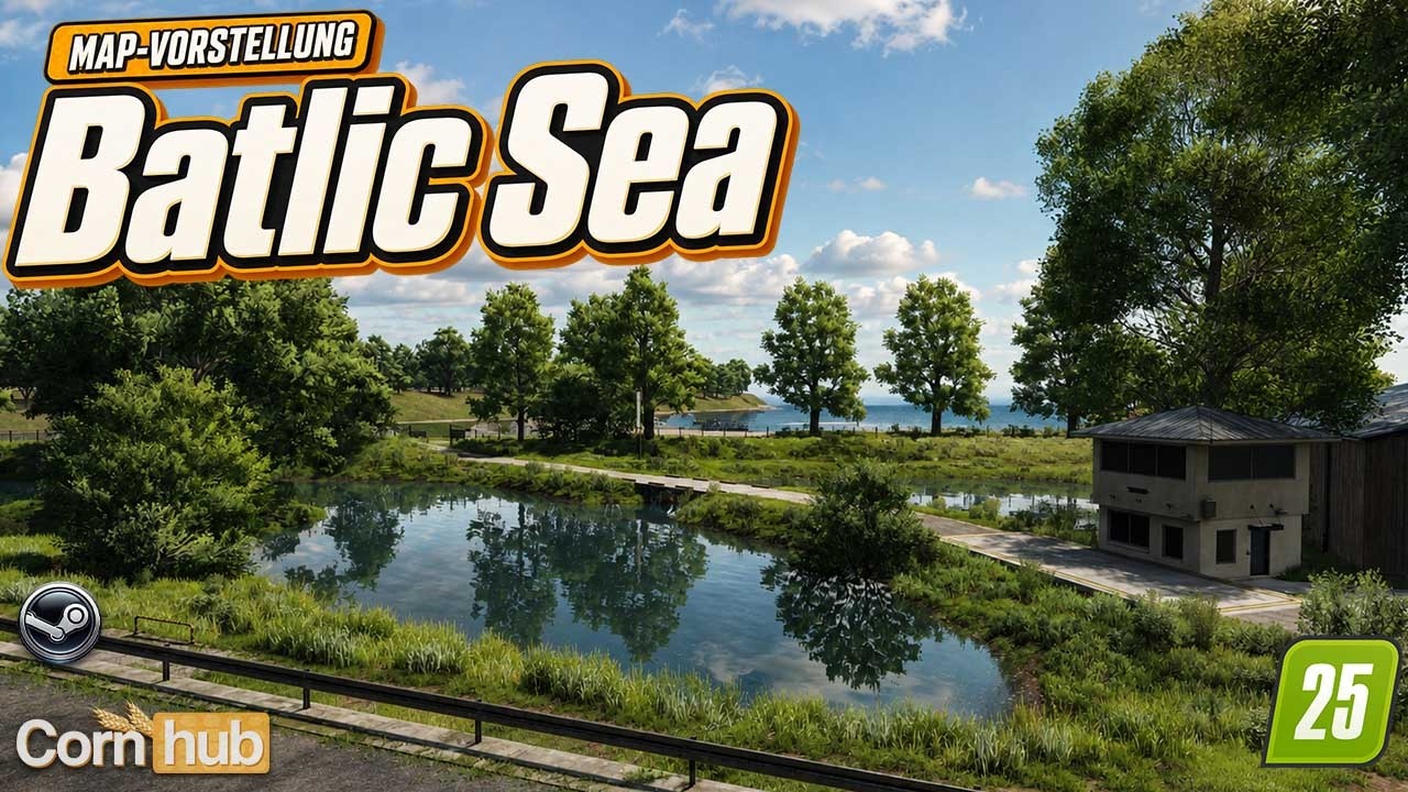 Gigantische maritime Großkarte mit komplexer Insel-Logistik – LS25 Baltic Sea