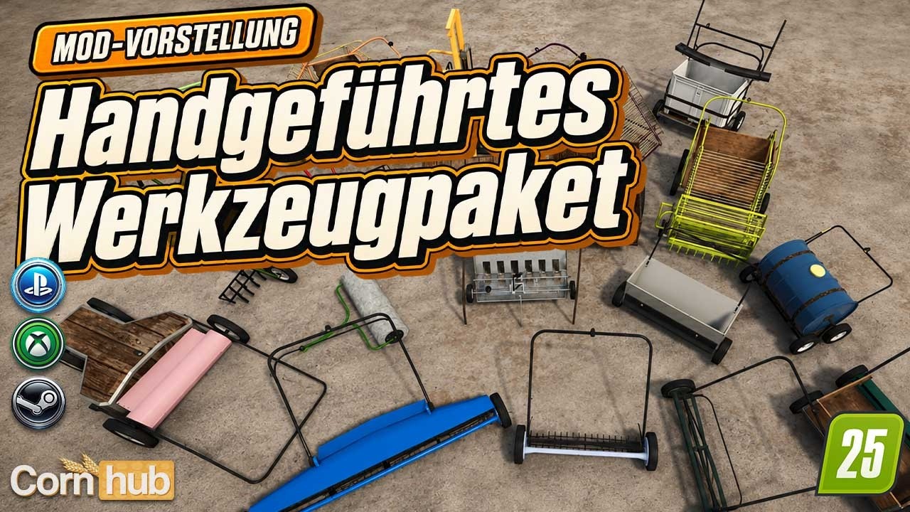 LS25 Handgeführtes Werkzeugpaket – Landwirtschaft in reiner Handarbeit