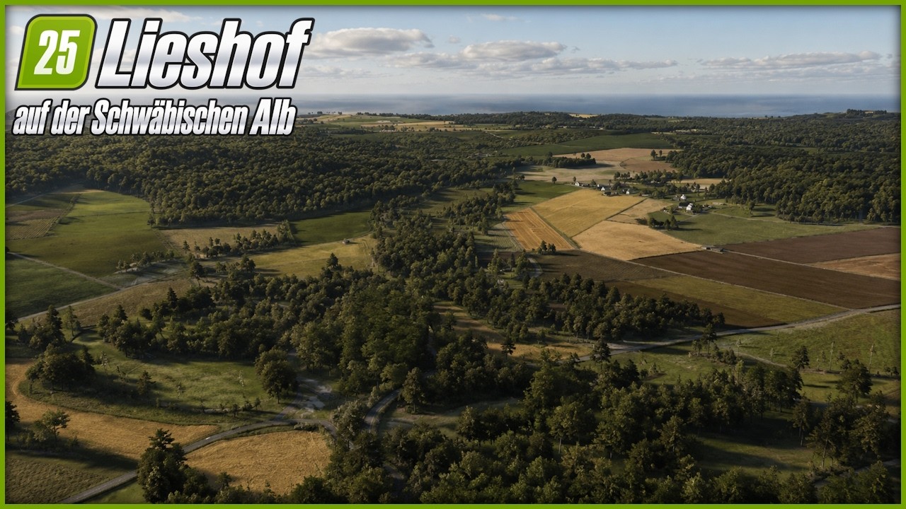 LS25 MAPVORSTELLUNG #076 - LIESHOF auf der Schwäbischen ALB - Neue 4-Fach Karte im PREVIEW