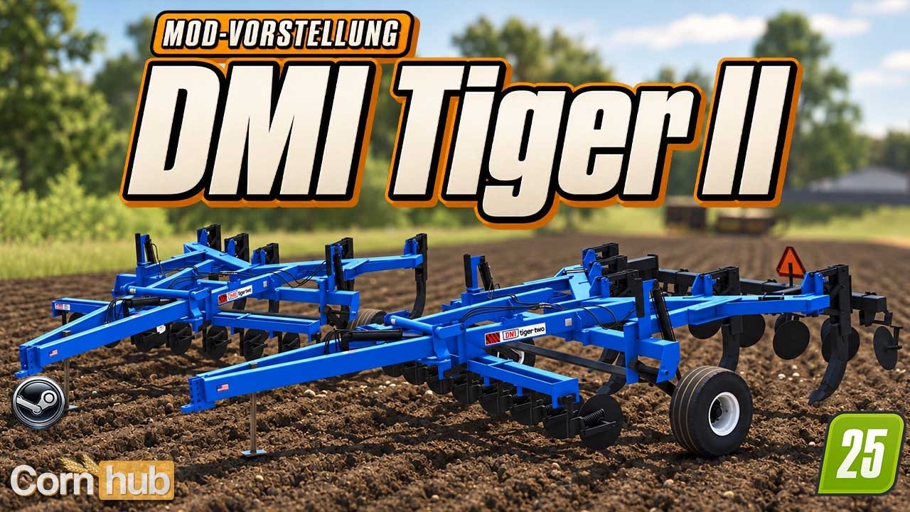 LS25 DMI Tiger II – Mulcher, Pflug und Grubber in einem