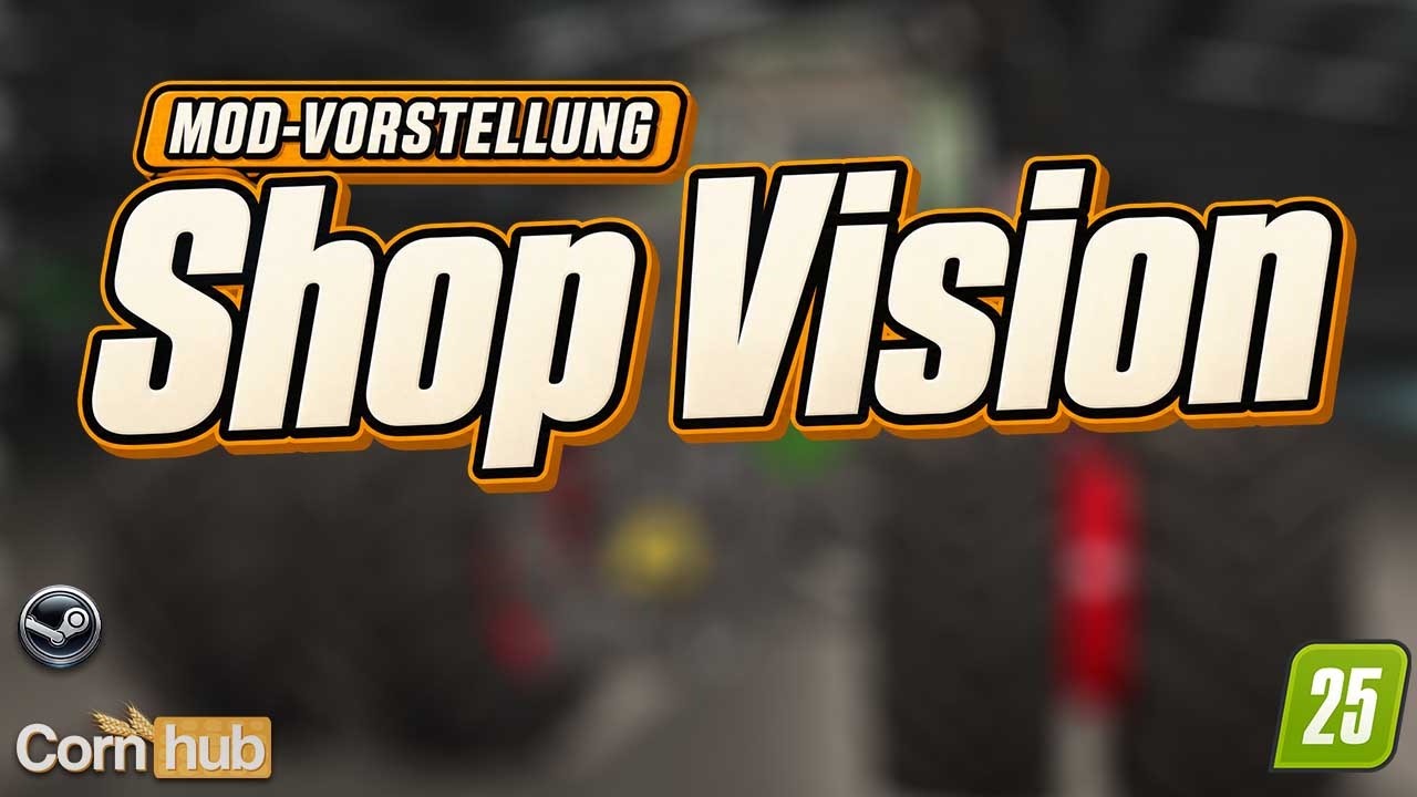 LS25 Shop Vision – Fahrzeugshop mit Showroom & Kabinenansicht