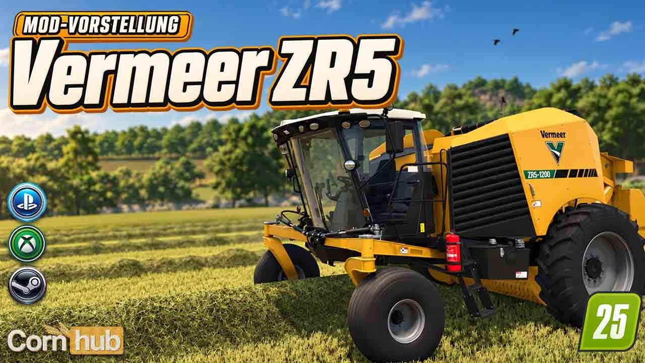 LS25 Vermeer ZR5 – Selbstfahrende Rundballenpresse mit Zero-Turn