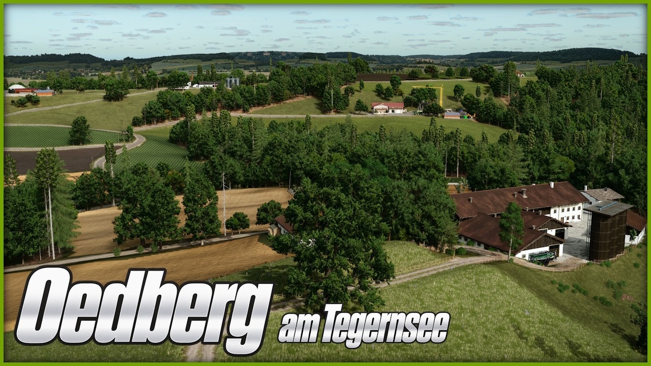 LS25 MAPVORSTELLUNG #082 - PREVIEW OEDBERG am Tegernsee by DaAndy - Tolle Höfe und kleine Details