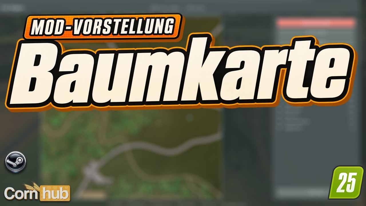 LS25 Baumkarte – Bäume per Karte finden und gesammelt löschen