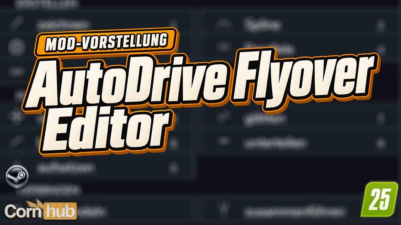 LS25 AutoDrive Flyover Editor – AutoDrive-Kurse von oben bearbeiten