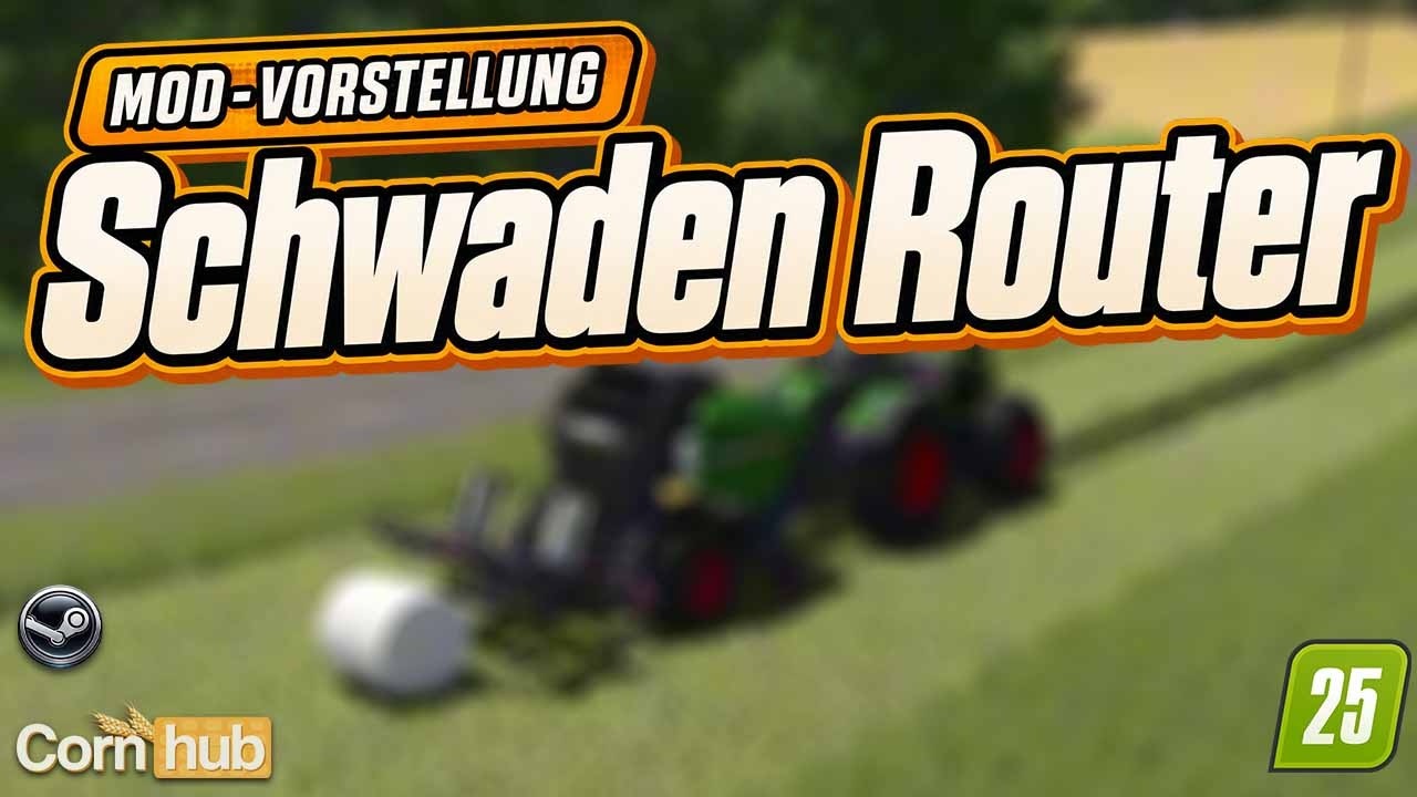 LS25 Schwaden Router – Helfer folgt Stroh, Heu und Gras