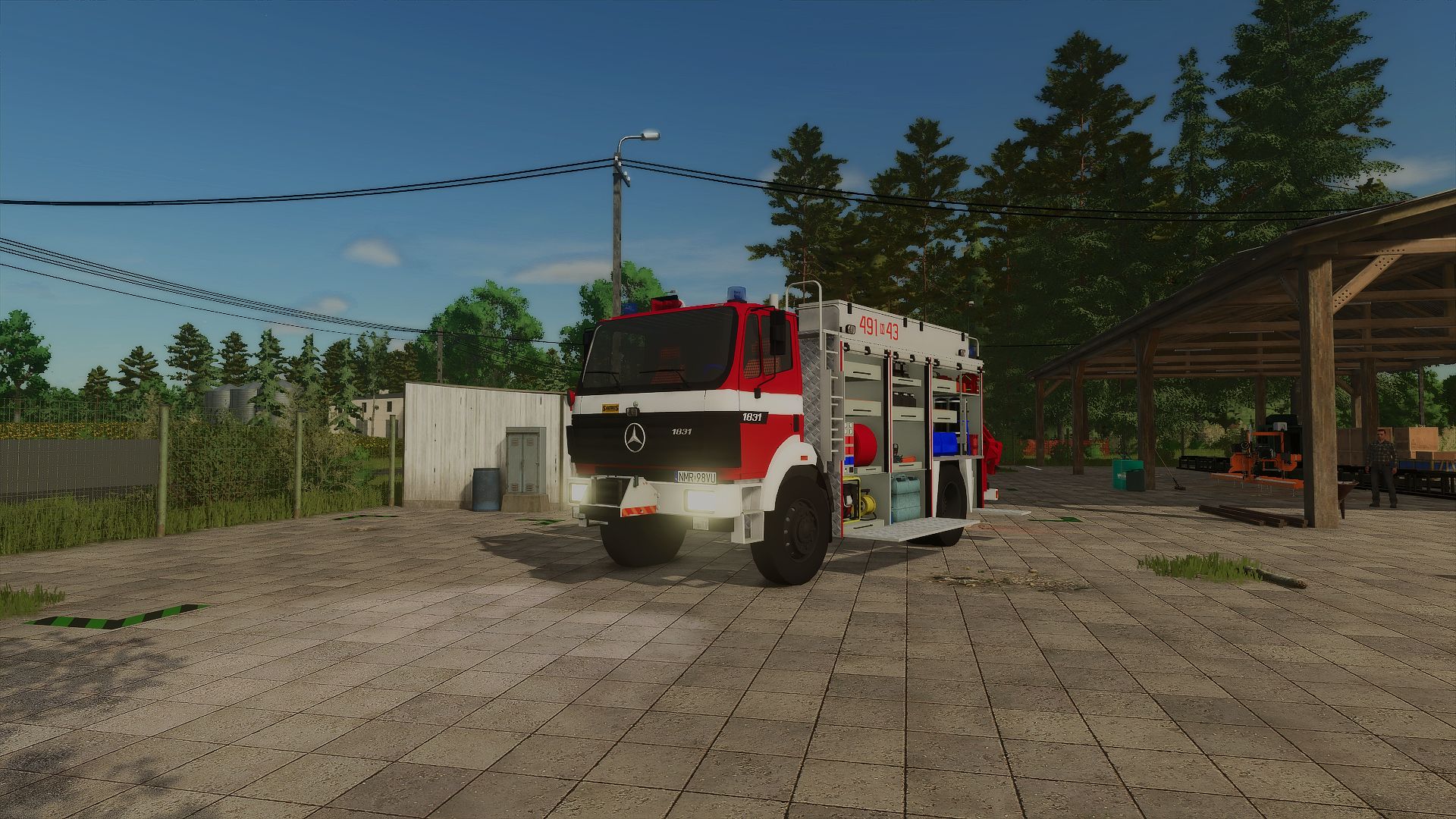 Mercedes Benz 1831 SCRt Saurus 491[N]43 JRG Mrągowo - Forbidden Mods ...