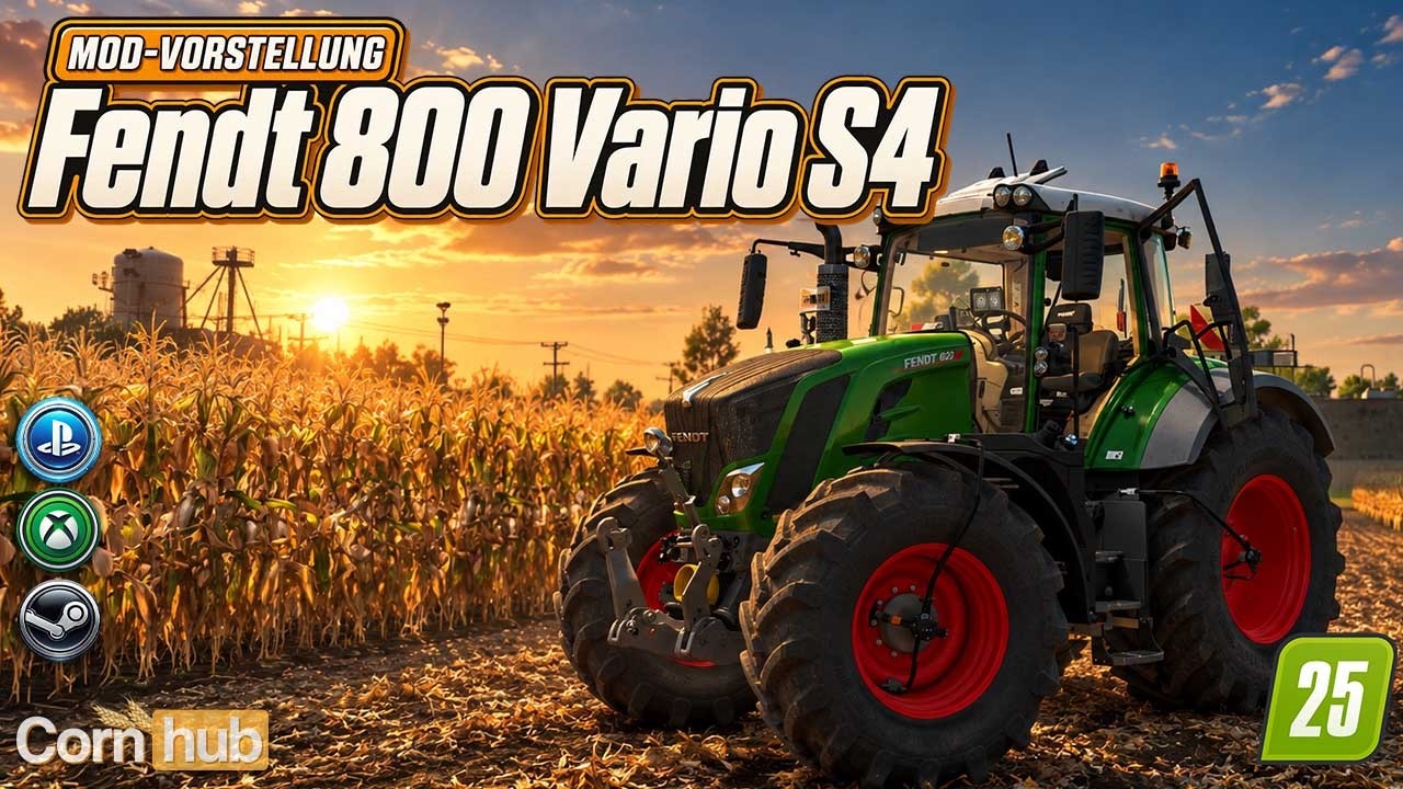 LS25 Fendt 800 Vario S4 – Vier Motoren & viele Konfigurationen