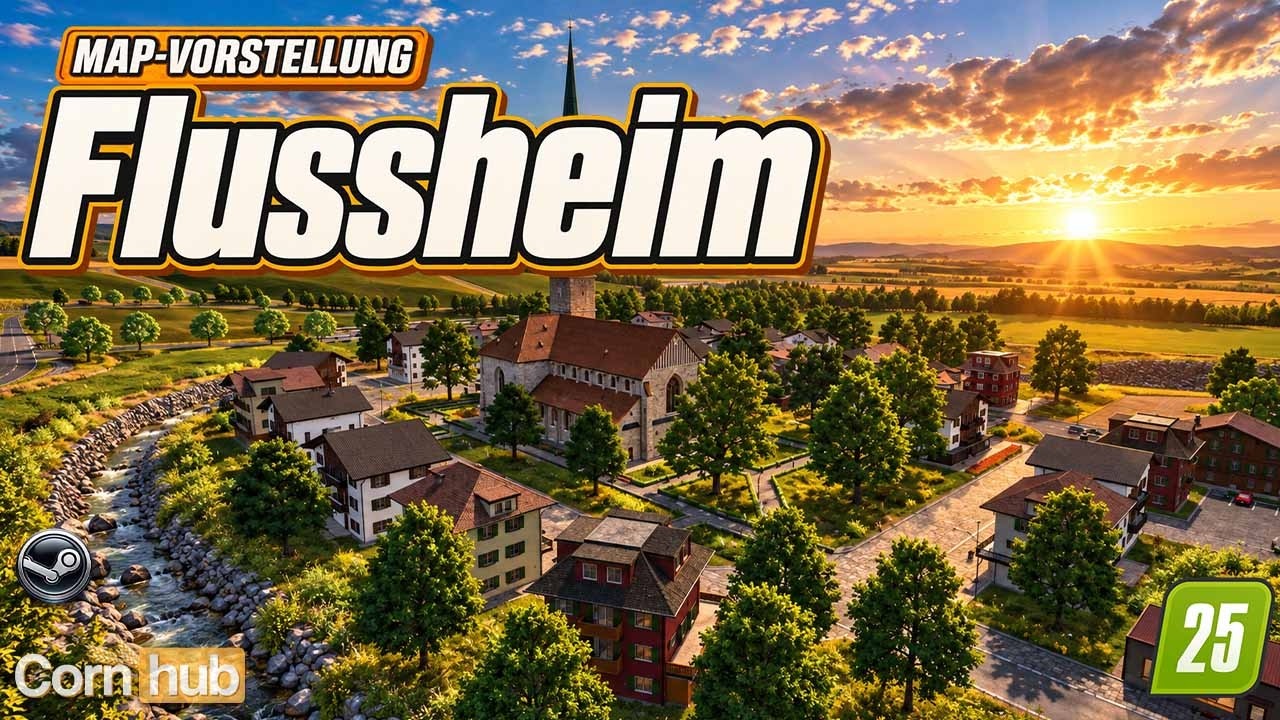 LS25 Flussheim – 4-fach Map mit 49 Feldern & 66 Produktionen