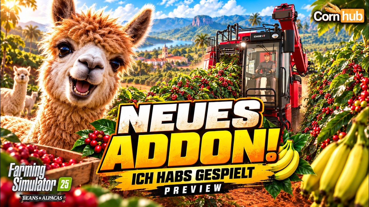 LS25 Beans & Alpacas: Ich habe das NEUE ADDON gespielt! 🔥