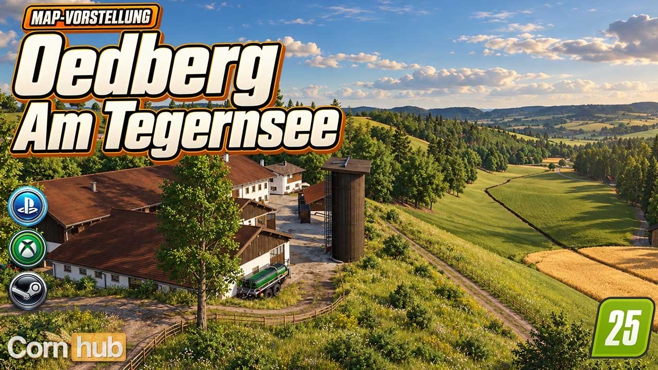 LS25 Oedberg Am Tegernsee – Bayern-Map mit rund 100 Flächen