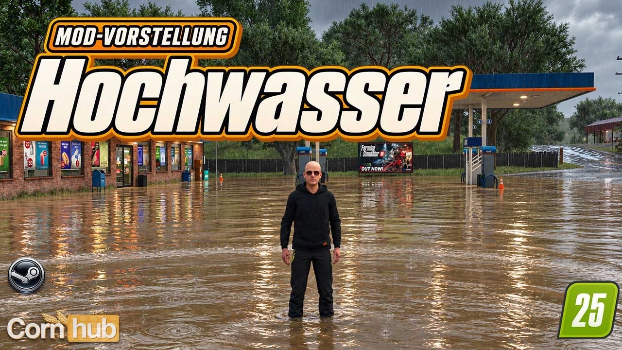 LS25 Hochwasser – Dynamische Überschwemmungen nach starkem Regen
