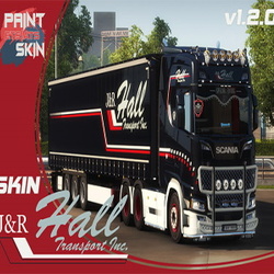 ETS 2 J R Hall Skin For SCANIA S KRONE TRAILER Forbidden Mods