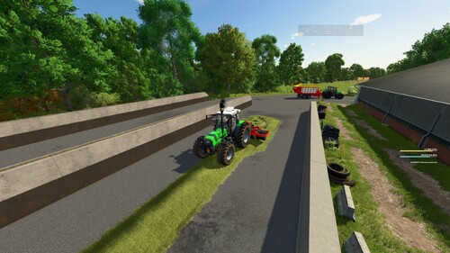 entspannt grassilo fahren