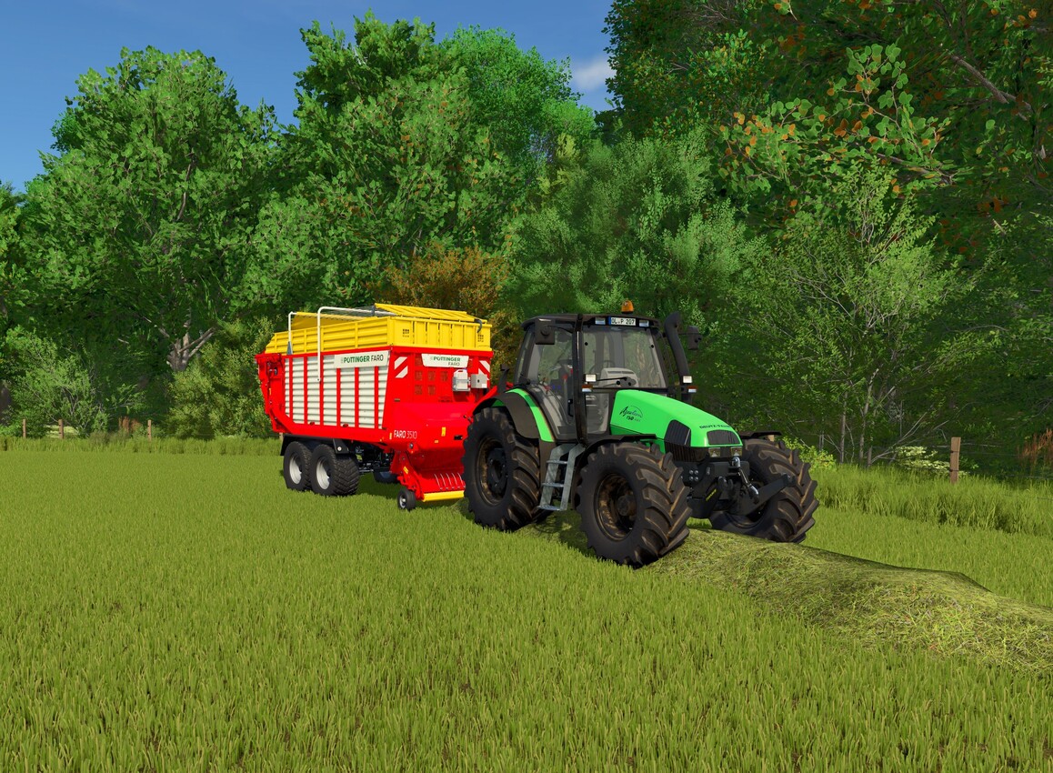 entspannt grassilo fahren