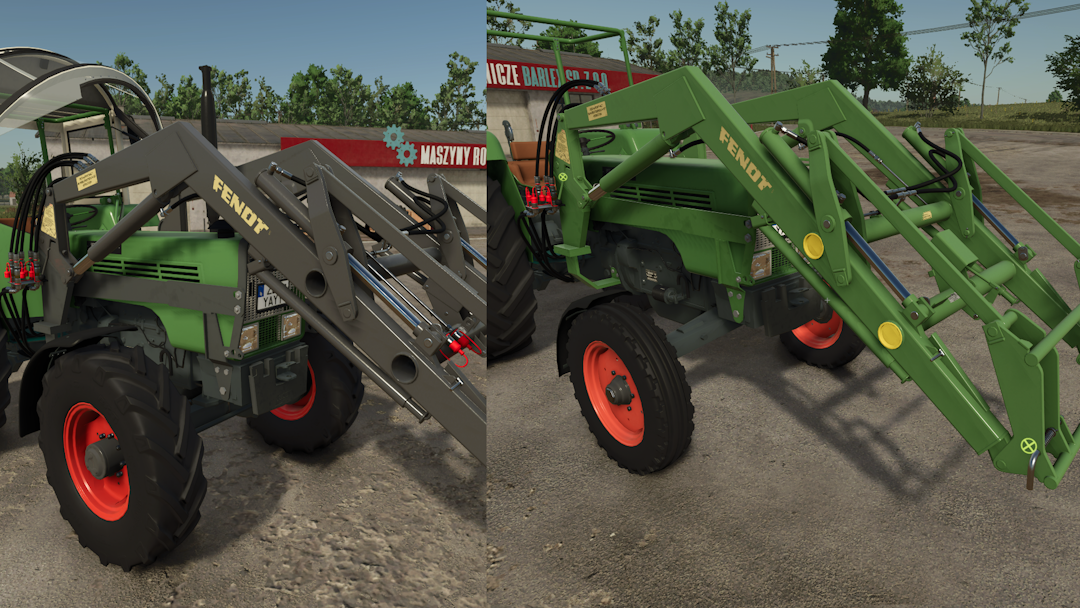 Damit der kleine auch nen Fronlader in Fendt design hat